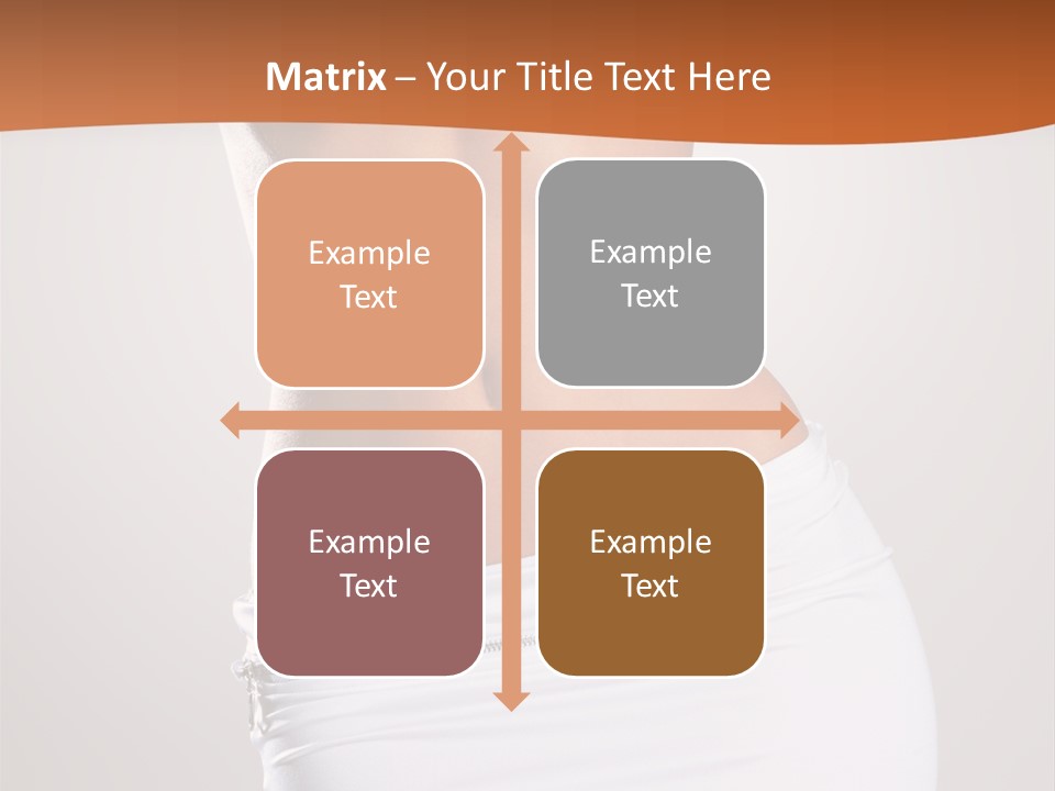 Posing Women Body Woman PowerPoint Template