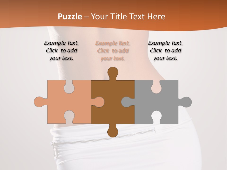 Posing Women Body Woman PowerPoint Template