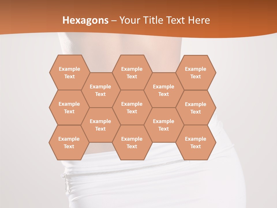 Posing Women Body Woman PowerPoint Template