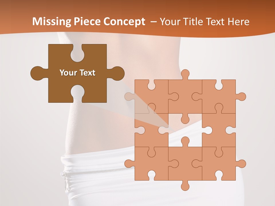 Posing Women Body Woman PowerPoint Template