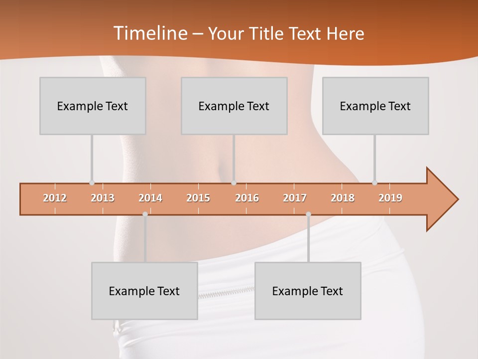 Posing Women Body Woman PowerPoint Template