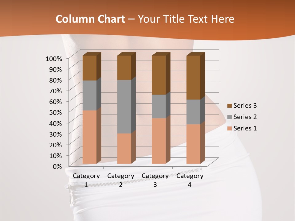 Posing Women Body Woman PowerPoint Template