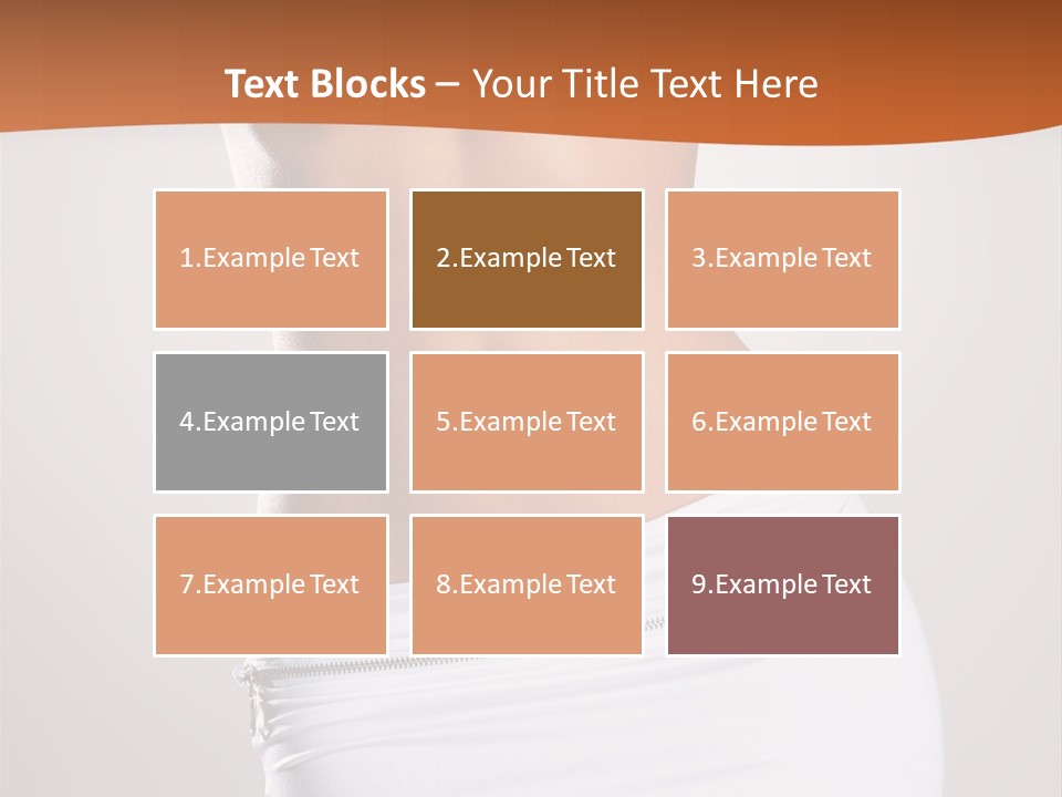 Posing Women Body Woman PowerPoint Template