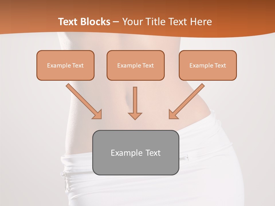 Posing Women Body Woman PowerPoint Template