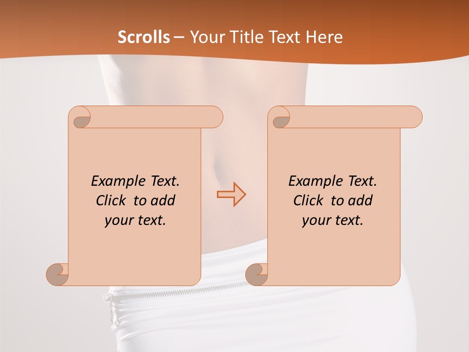 Posing Women Body Woman PowerPoint Template