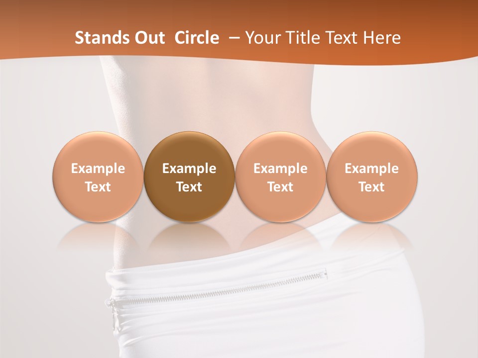 Posing Women Body Woman PowerPoint Template