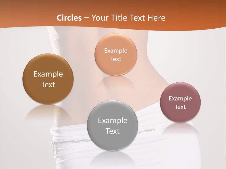 Posing Women Body Woman PowerPoint Template