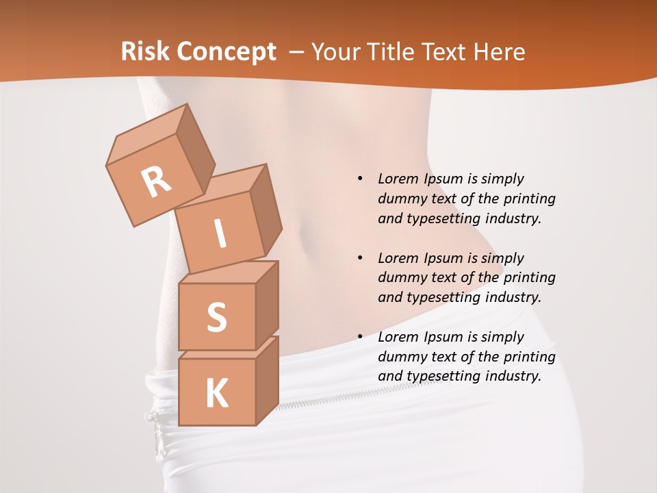 Posing Women Body Woman PowerPoint Template