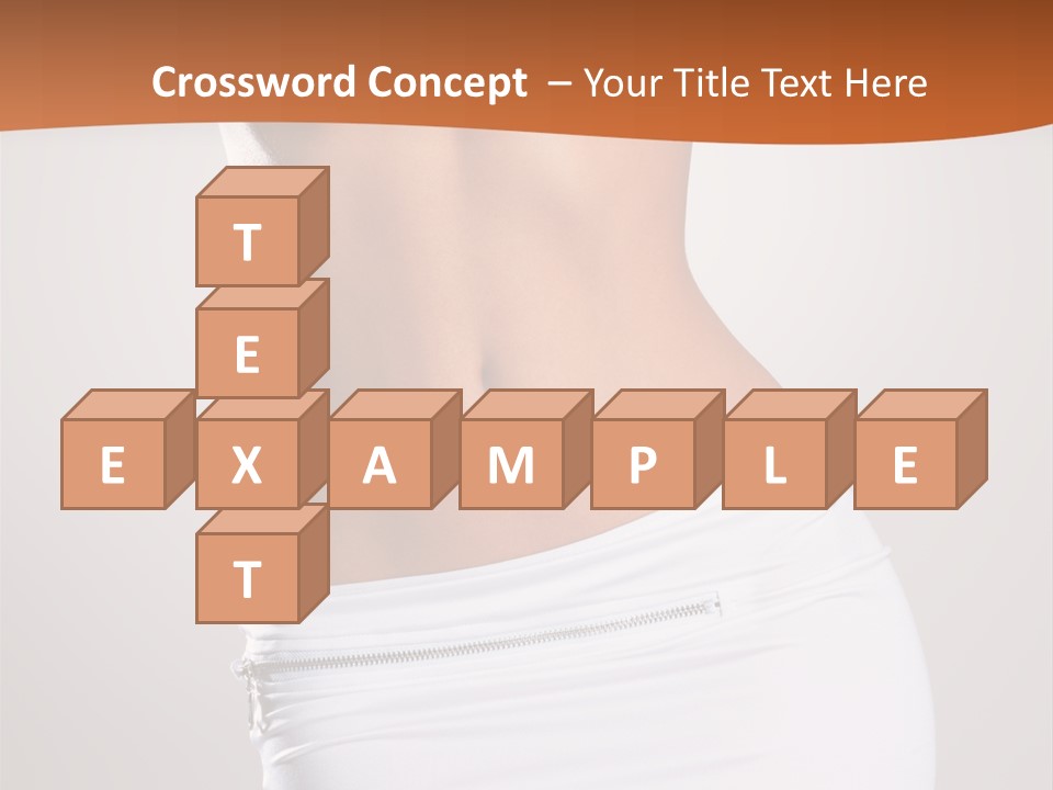 Posing Women Body Woman PowerPoint Template