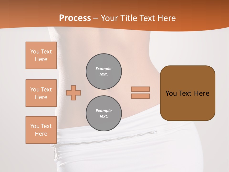 Posing Women Body Woman PowerPoint Template
