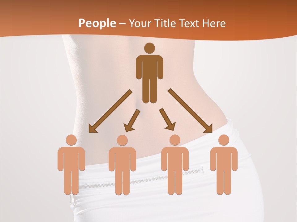 Posing Women Body Woman PowerPoint Template