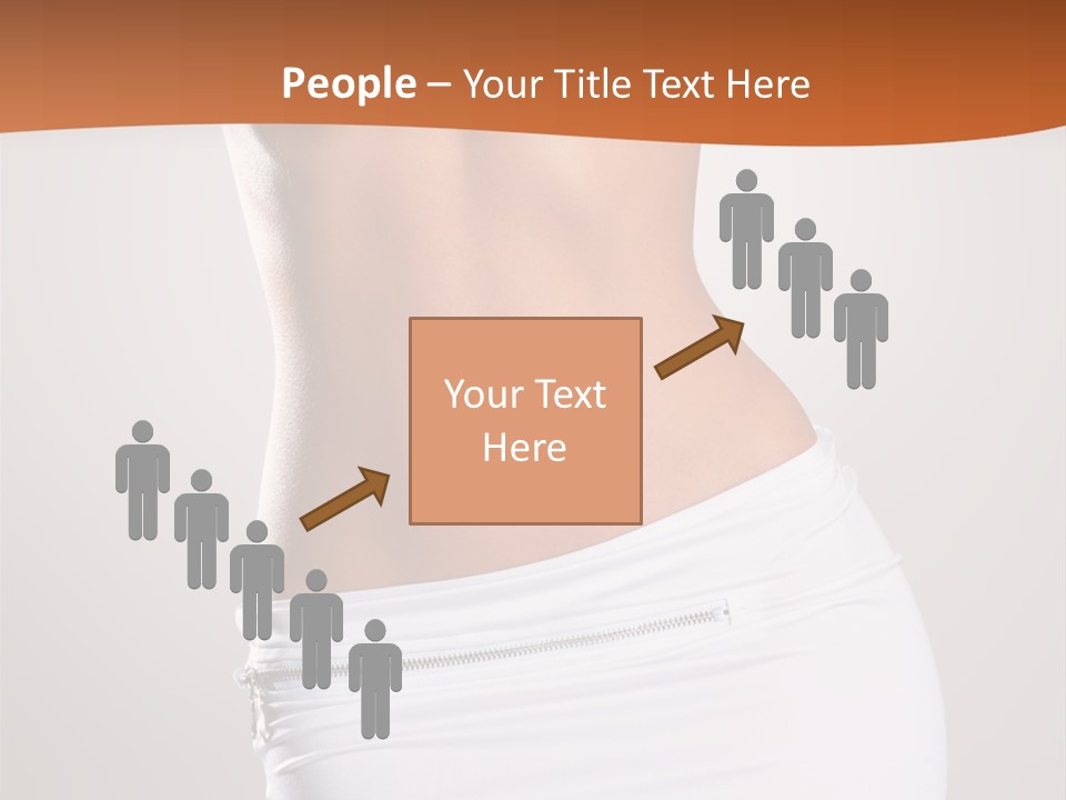 Posing Women Body Woman PowerPoint Template