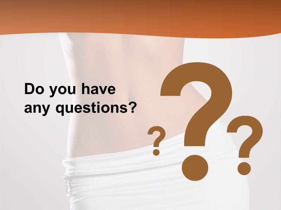 Posing Women Body Woman PowerPoint Template