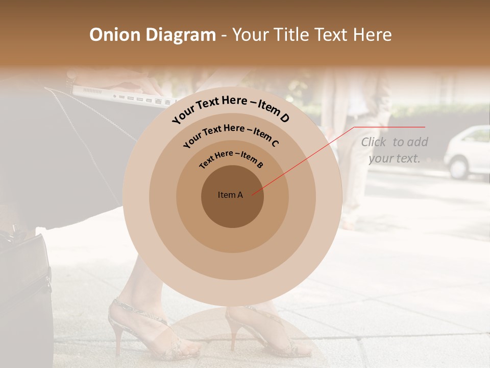 Trees Legs Street PowerPoint Template