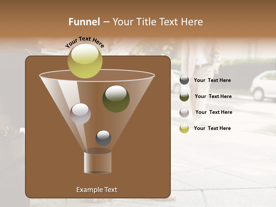 Trees Legs Street PowerPoint Template