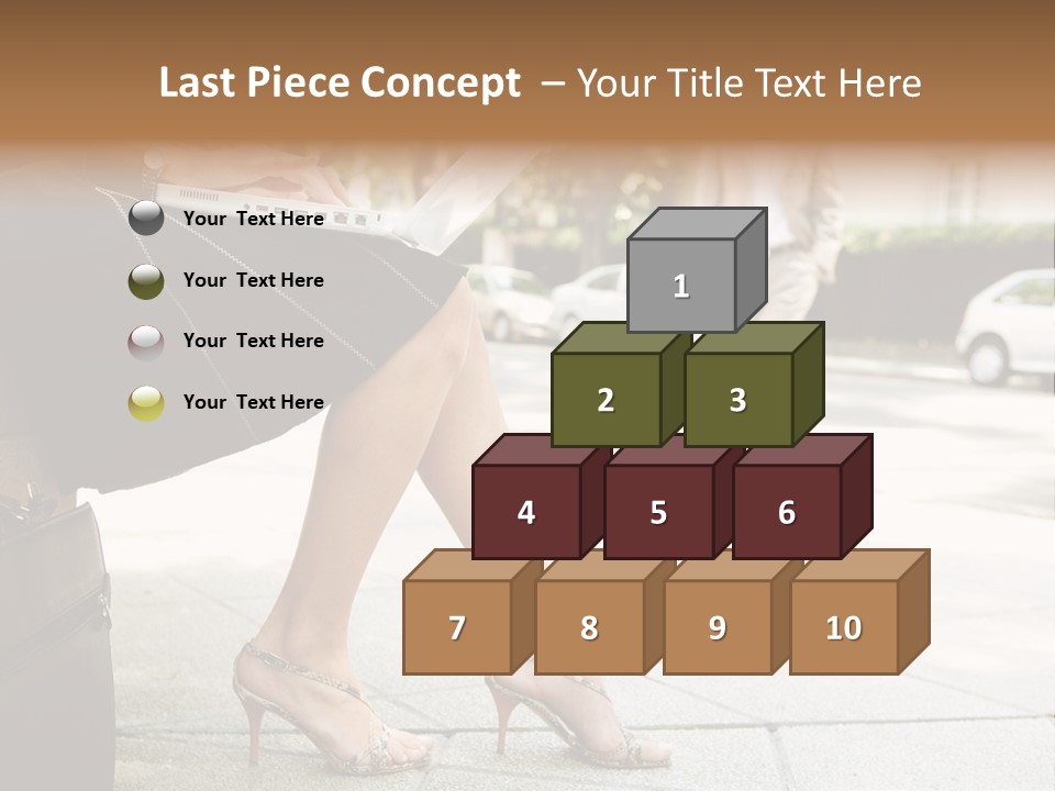 Trees Legs Street PowerPoint Template