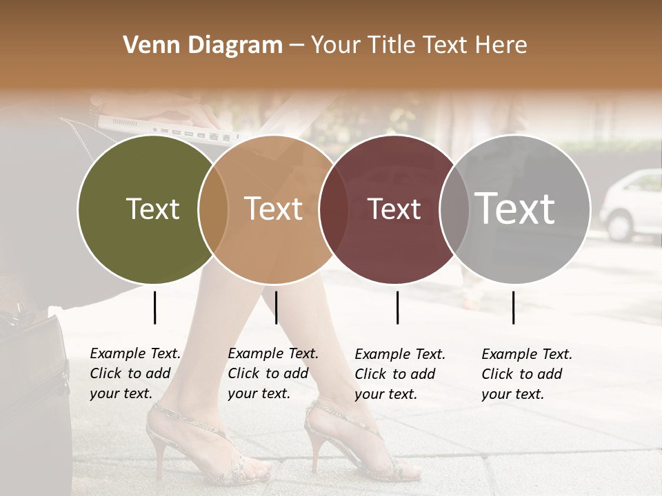 Trees Legs Street PowerPoint Template