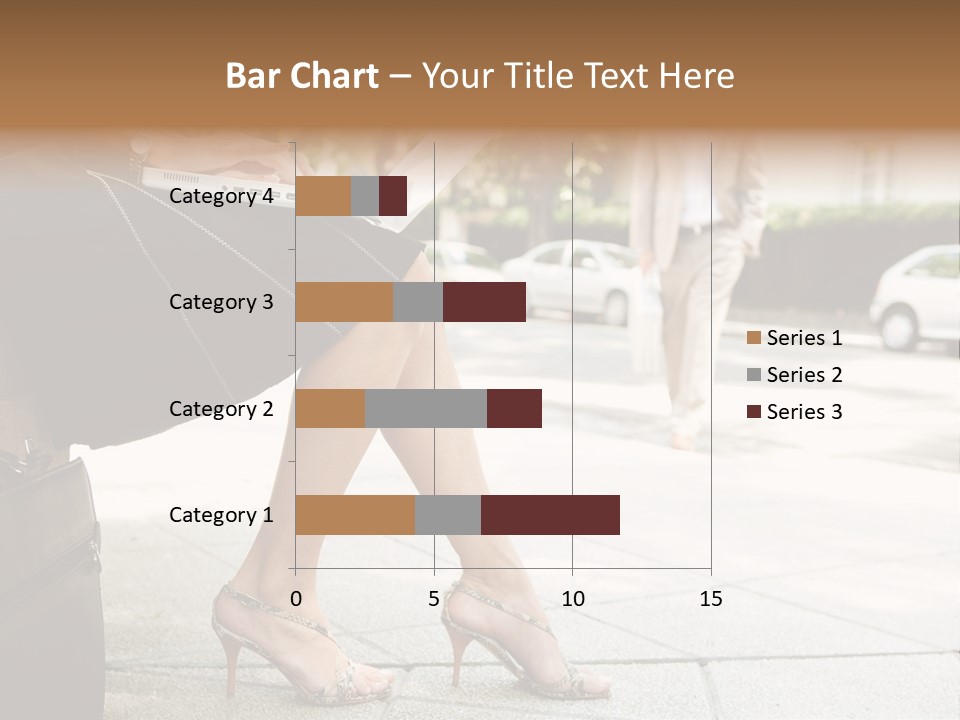 Trees Legs Street PowerPoint Template