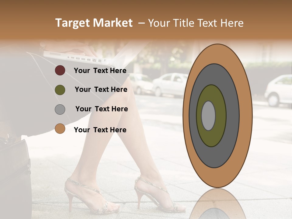 Trees Legs Street PowerPoint Template