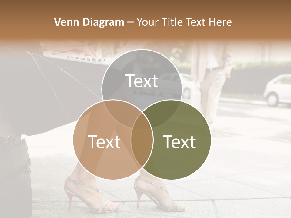 Trees Legs Street PowerPoint Template