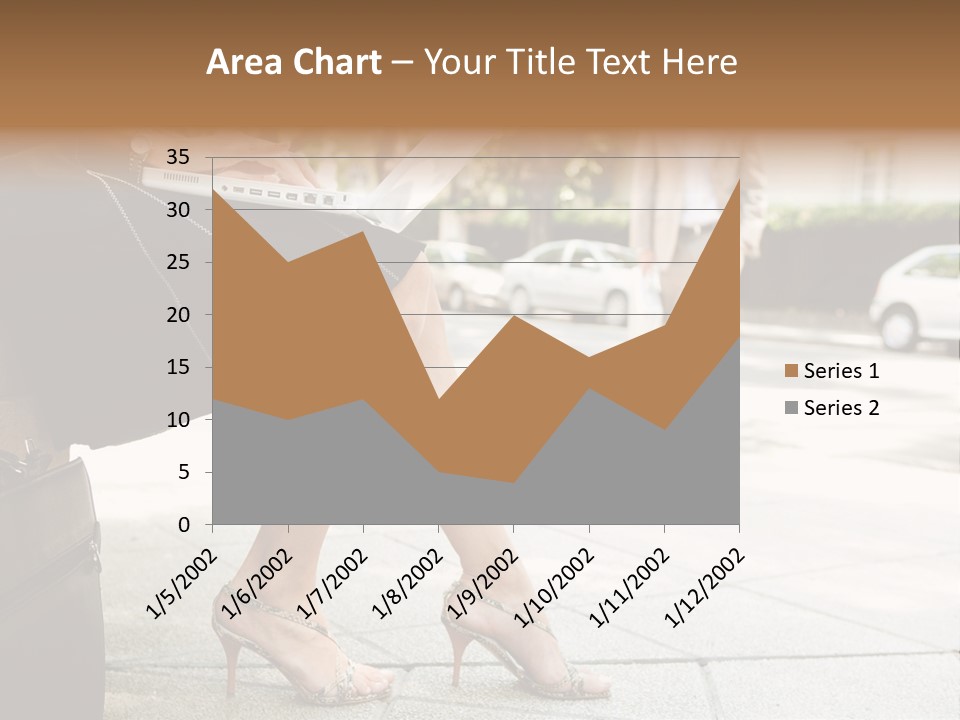 Trees Legs Street PowerPoint Template