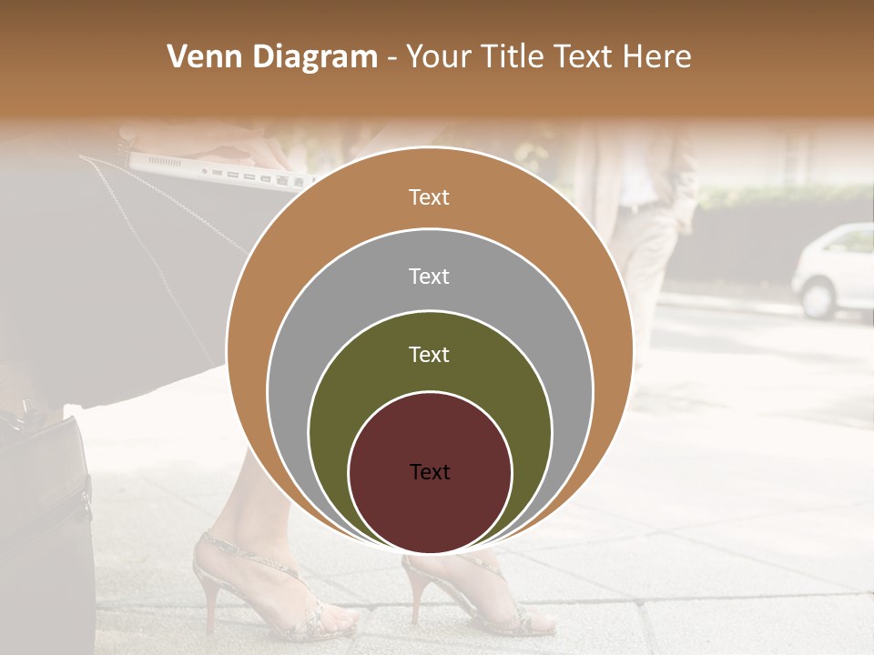 Trees Legs Street PowerPoint Template