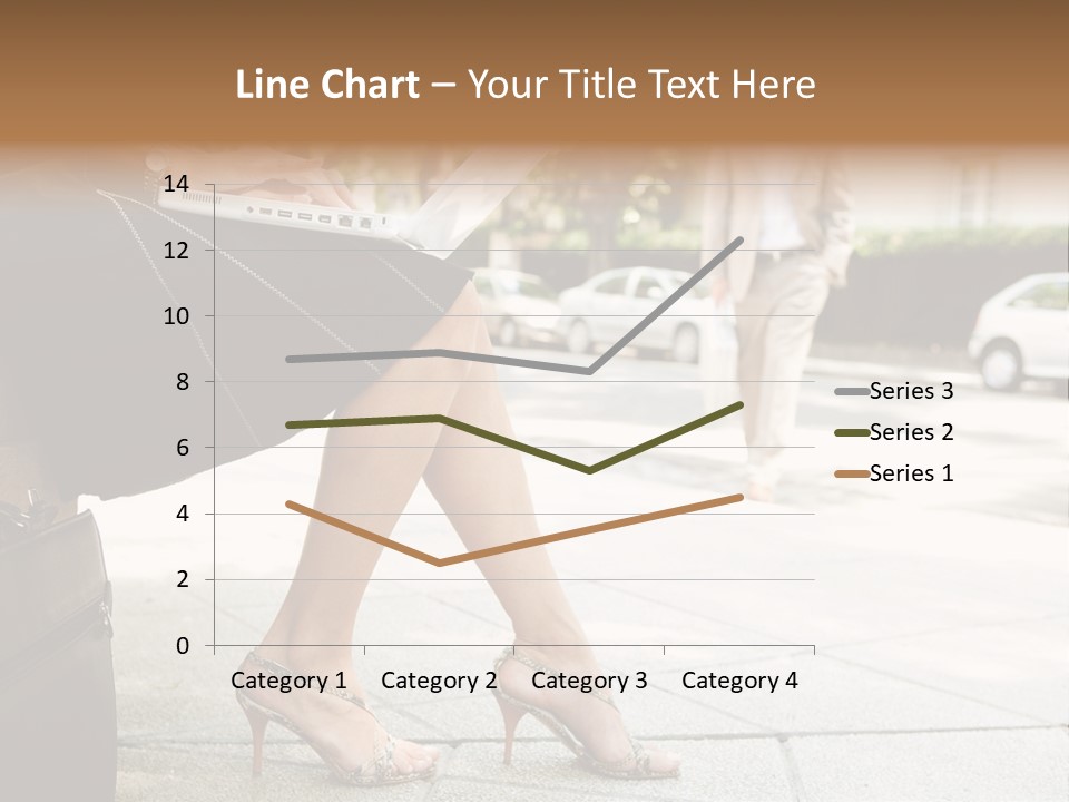 Trees Legs Street PowerPoint Template