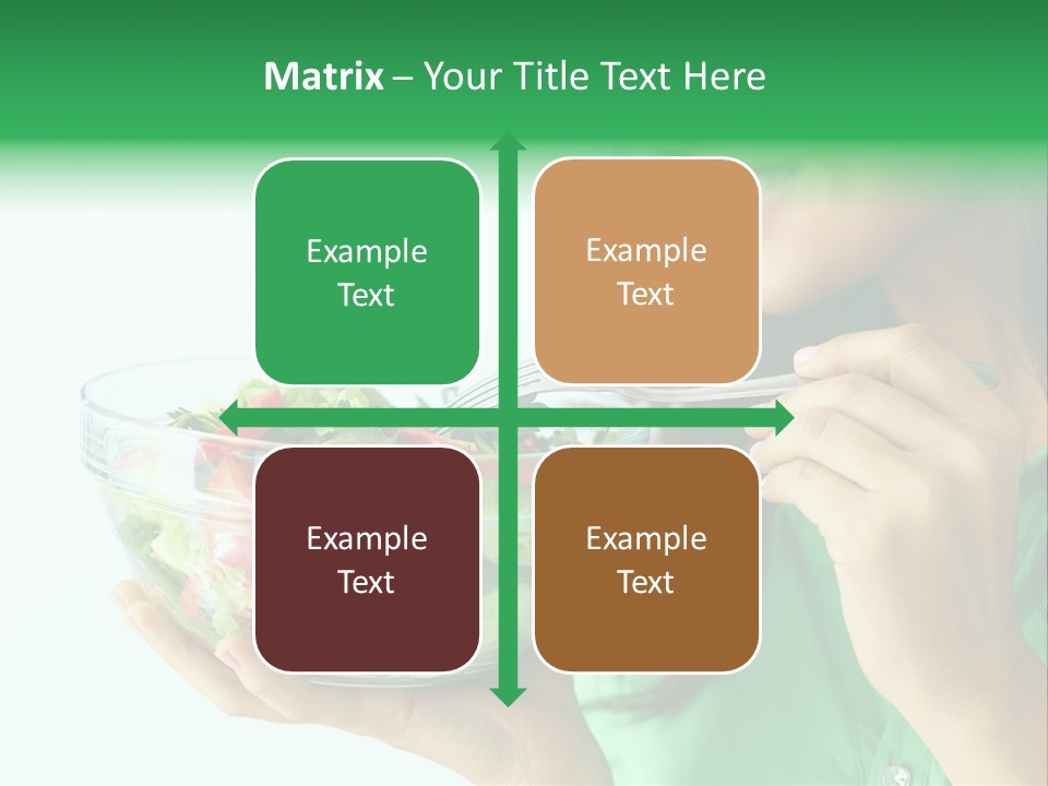 Girl Appetizer Starter PowerPoint Template