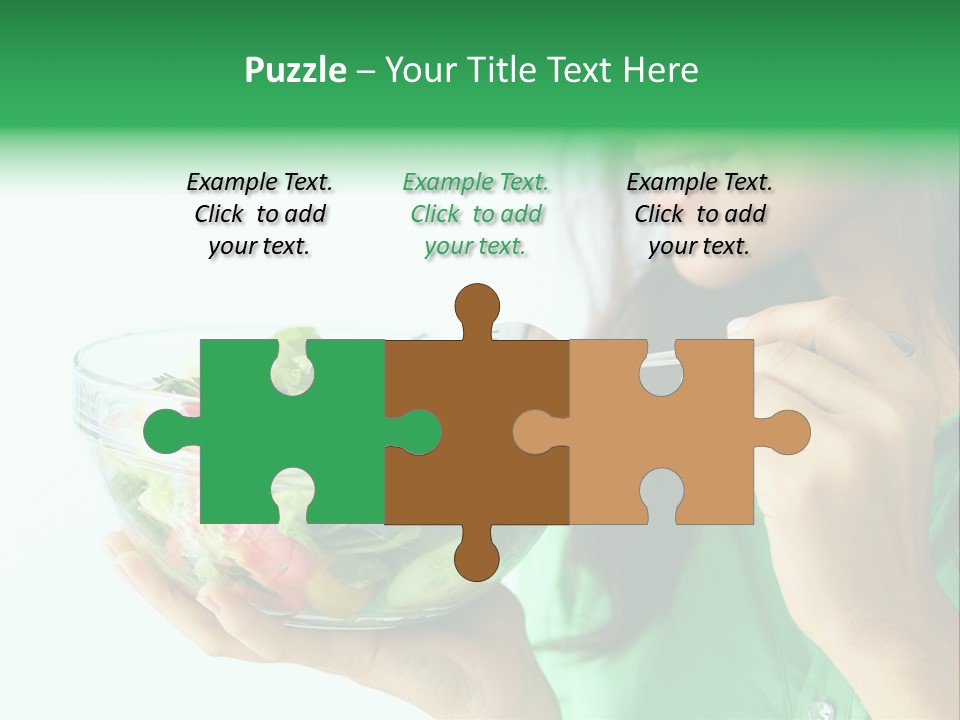 Girl Appetizer Starter PowerPoint Template