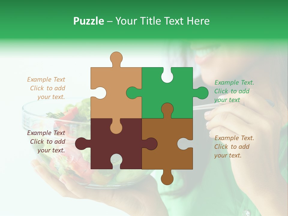 Girl Appetizer Starter PowerPoint Template