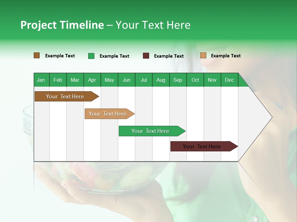 Girl Appetizer Starter PowerPoint Template