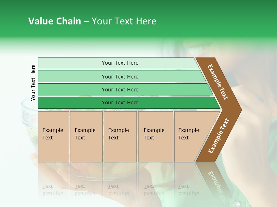 Girl Appetizer Starter PowerPoint Template