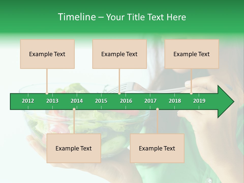 Girl Appetizer Starter PowerPoint Template