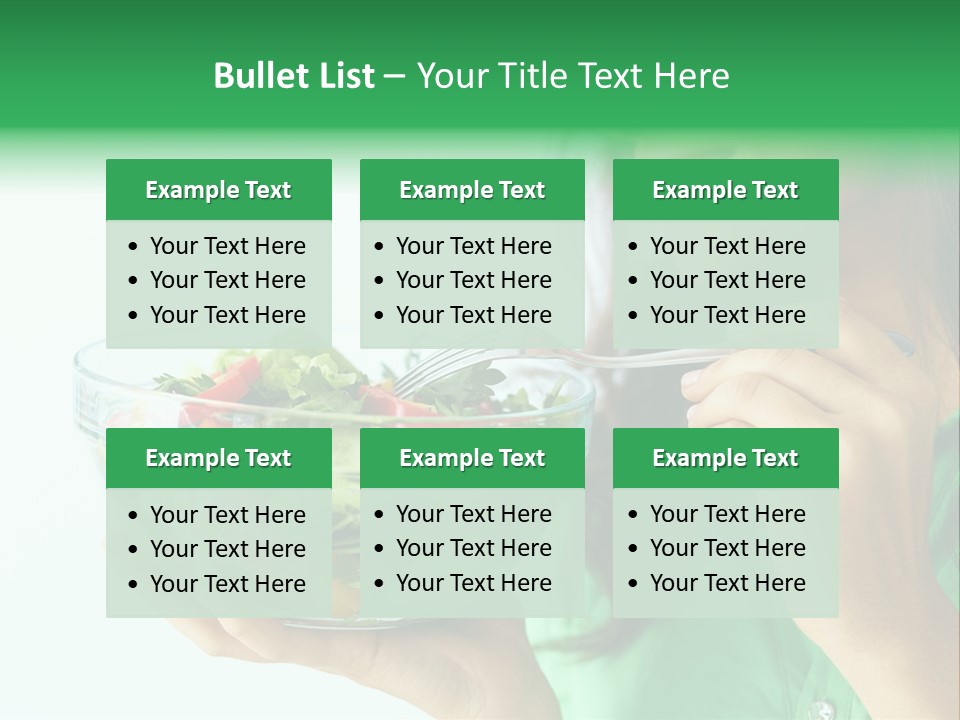 Girl Appetizer Starter PowerPoint Template