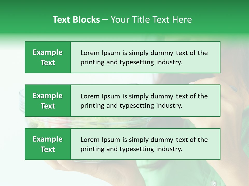 Girl Appetizer Starter PowerPoint Template