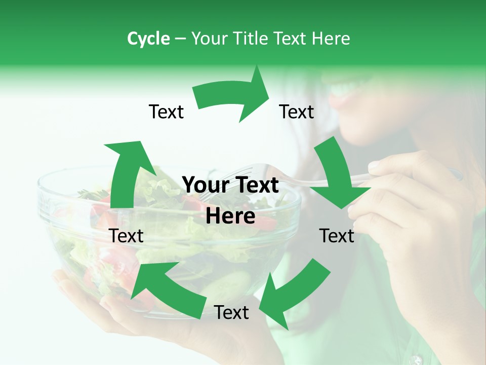 Girl Appetizer Starter PowerPoint Template