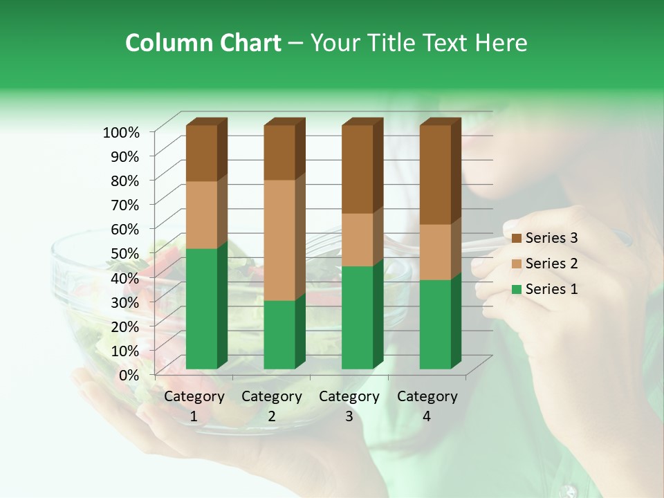 Girl Appetizer Starter PowerPoint Template