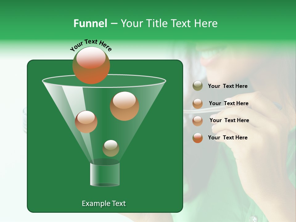 Girl Appetizer Starter PowerPoint Template