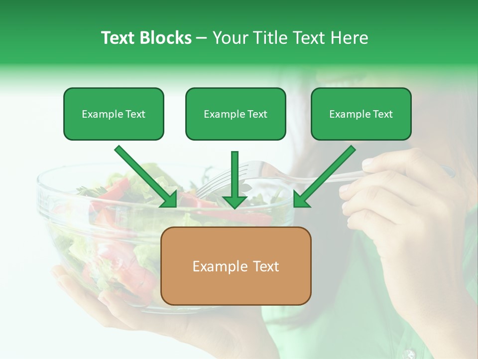 Girl Appetizer Starter PowerPoint Template