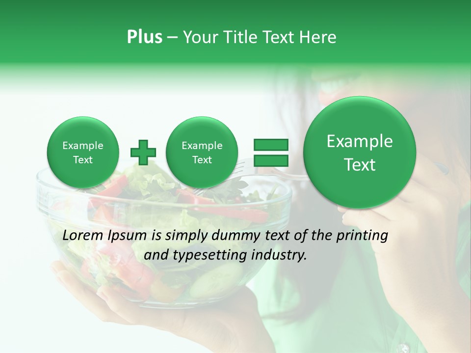 Girl Appetizer Starter PowerPoint Template