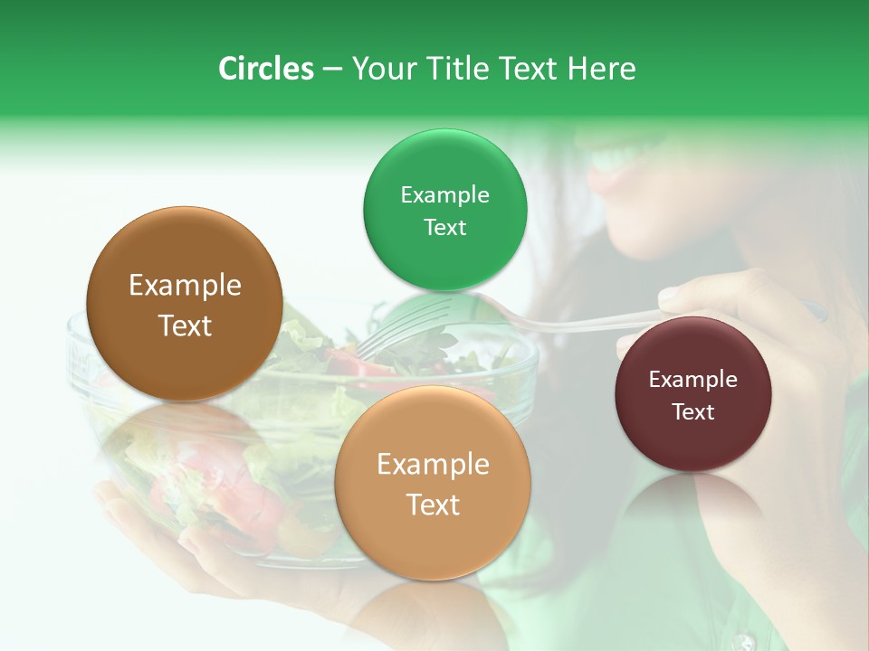 Girl Appetizer Starter PowerPoint Template