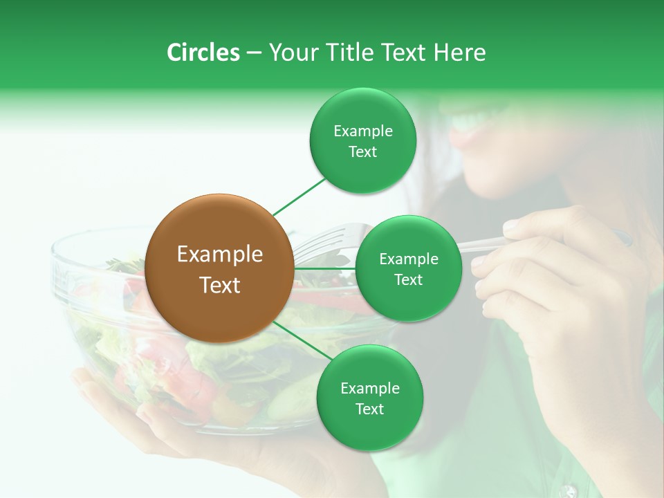 Girl Appetizer Starter PowerPoint Template