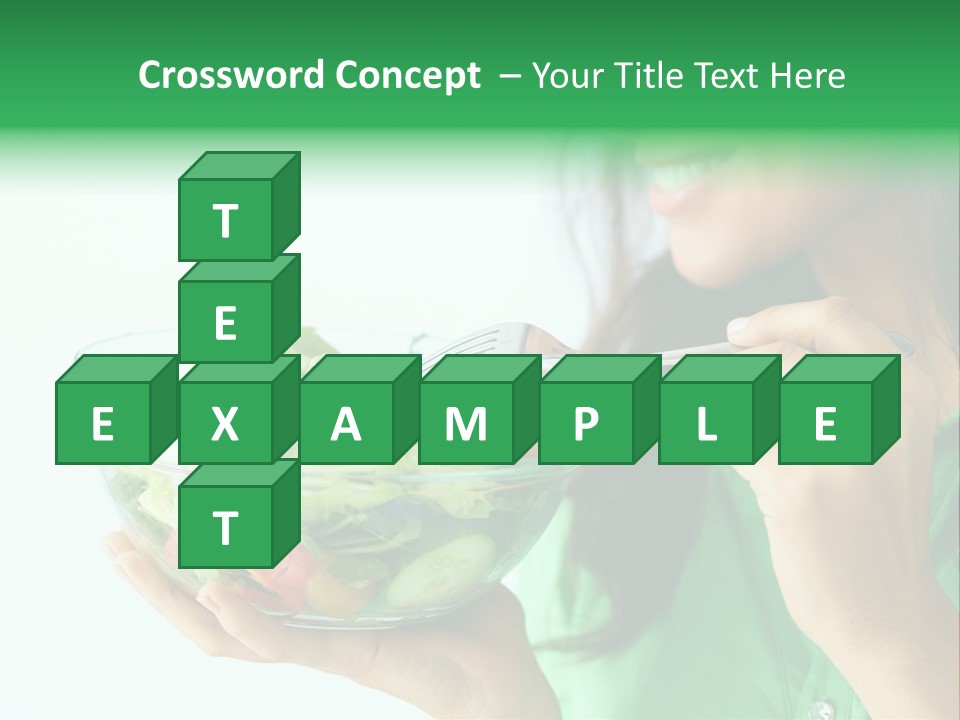 Girl Appetizer Starter PowerPoint Template