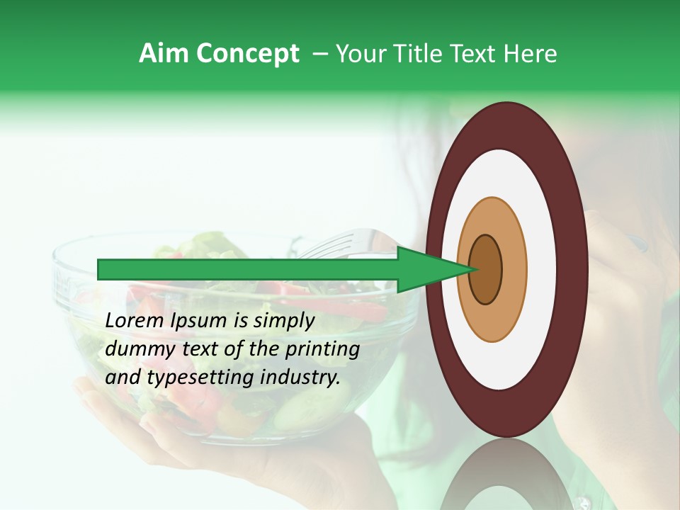 Girl Appetizer Starter PowerPoint Template