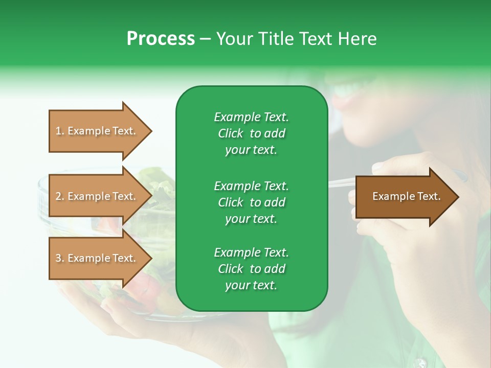 Girl Appetizer Starter PowerPoint Template