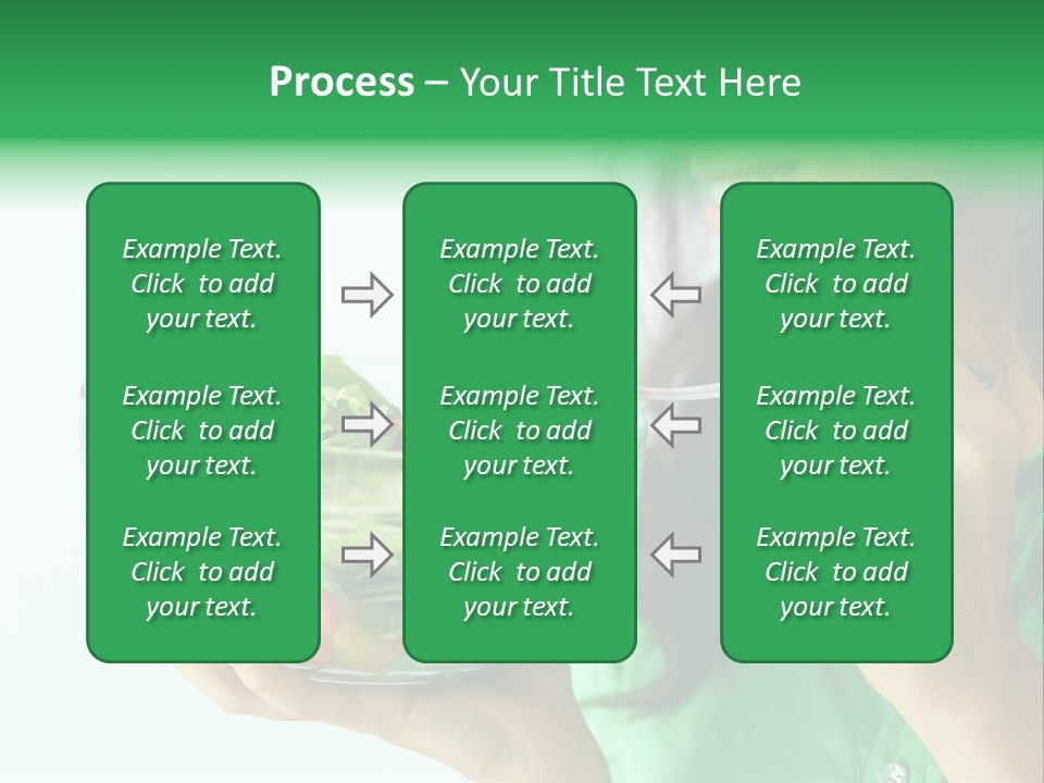 Girl Appetizer Starter PowerPoint Template