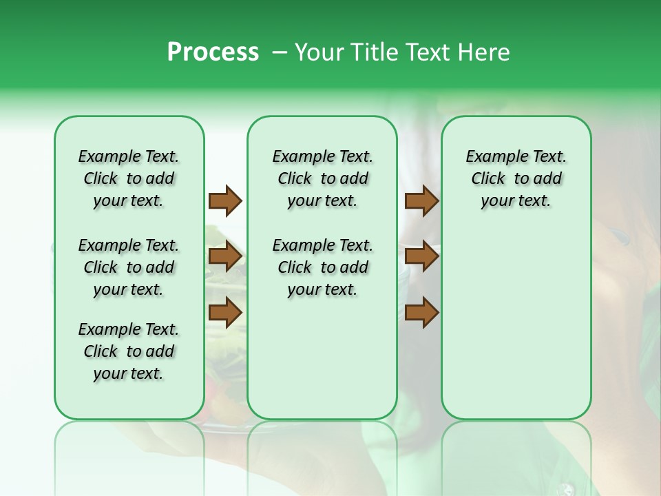 Girl Appetizer Starter PowerPoint Template