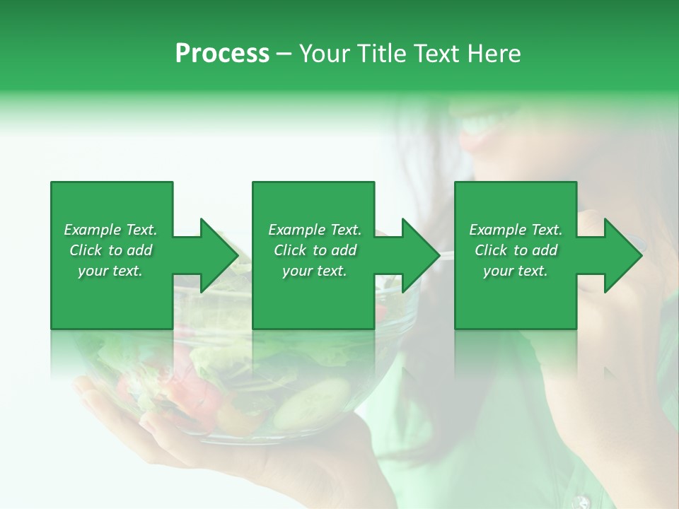 Girl Appetizer Starter PowerPoint Template