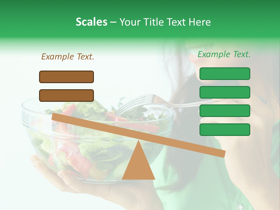 Girl Appetizer Starter PowerPoint Template