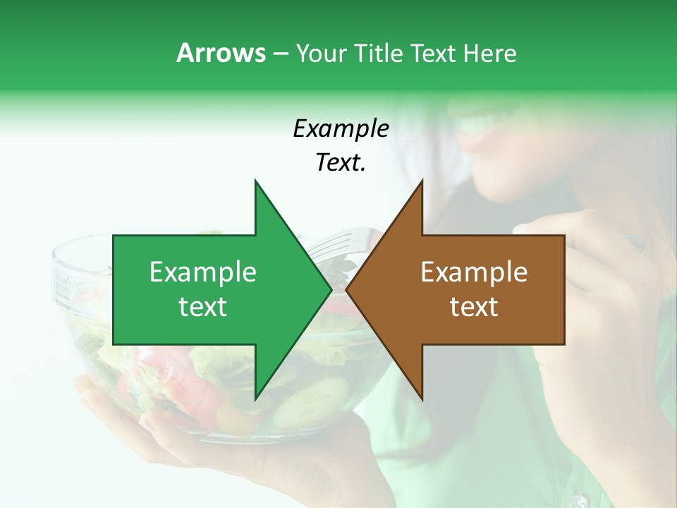 Girl Appetizer Starter PowerPoint Template